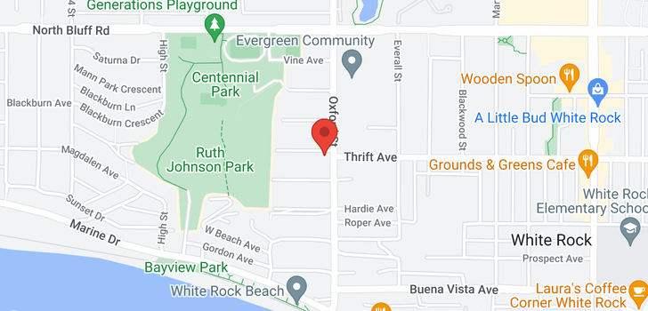 map of 14778 THRIFT AVENUE